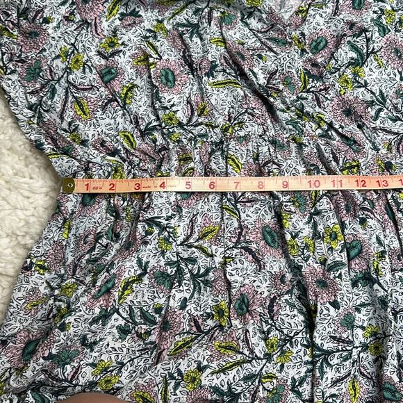 Torrid Ditsy Floral Faux Wrap Dress Textured Size 2 Plus Size 2X MIDI Flowy PP28 - Picture 9 of 12